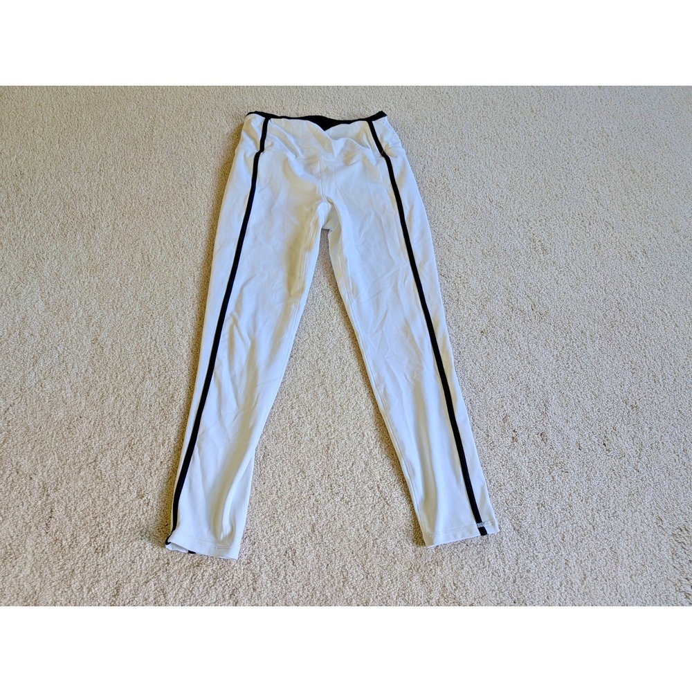 Athleta Elation Ultra High Rise 7/8 Tight Black White Size Small Leggings
